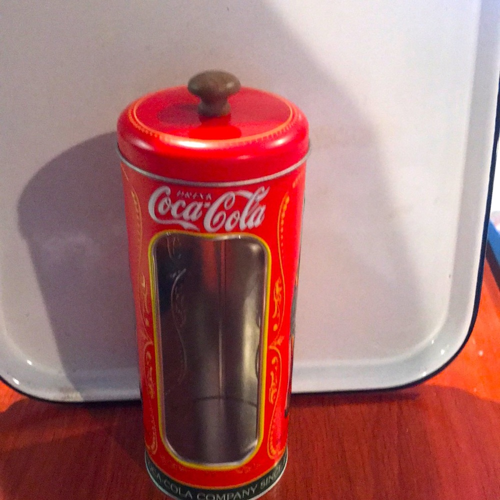 Coca-Cola Straw Holder Retro